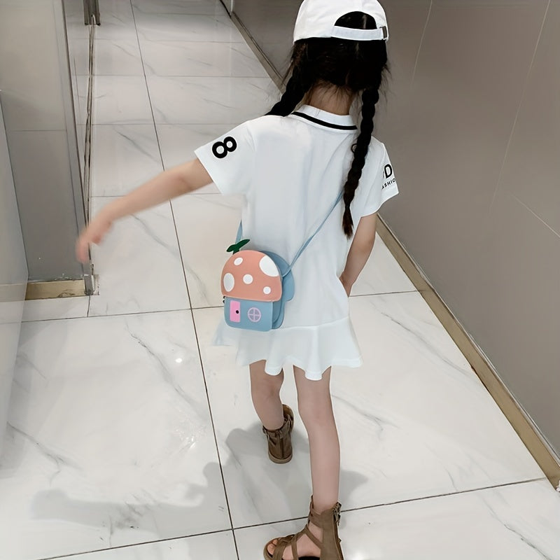 Kids Mushroom Backpack Coin Purse Bag