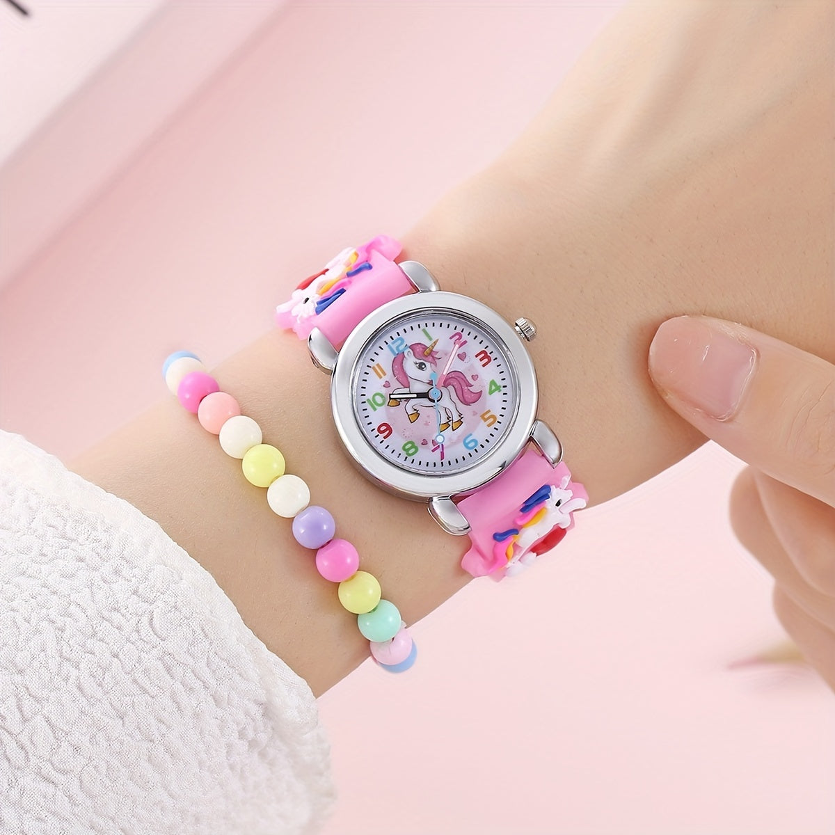 3pcs Set: Unicorn Watch, Bracelet, Necklace