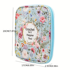 Crochet Storage Bag Knit Needle Zippered Storage Bag Waterproof