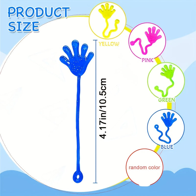 36pcs Kids Sticky Hand Toys Stretchable Rubber Sensory Play Party Favors