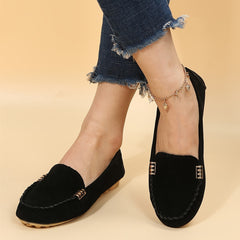 Soft Flat Loafers Lightweight Round Toe Shoes