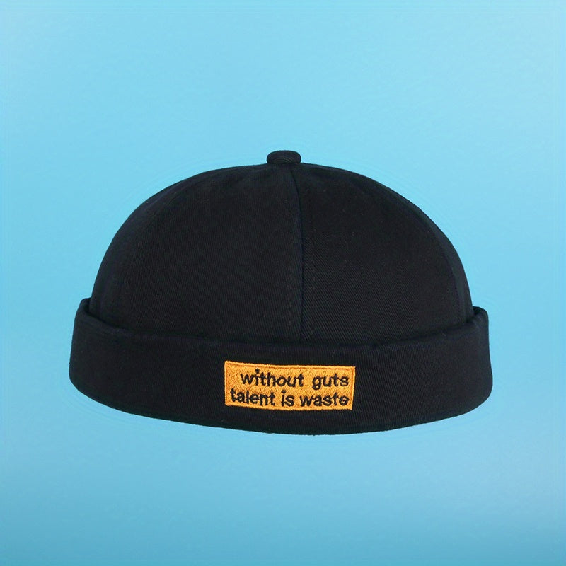 Retro Cotton Beanie Hat for Couple Students