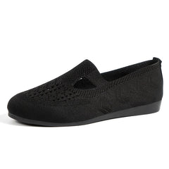 Women's Lightweight Breathable Knit Flat Shoes