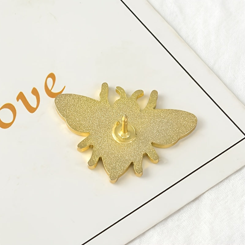 Cartoon Bee Pin Enamel Bee Oil Drop Brooch
