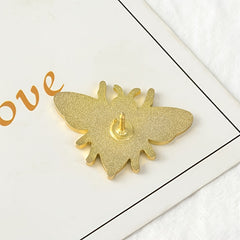 Cartoon Bee Pin Enamel Bee Oil Drop Brooch