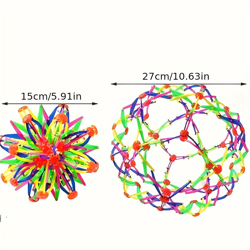 Colorful Expandable Stress Ball Rainbow Sensory Fidget Ball