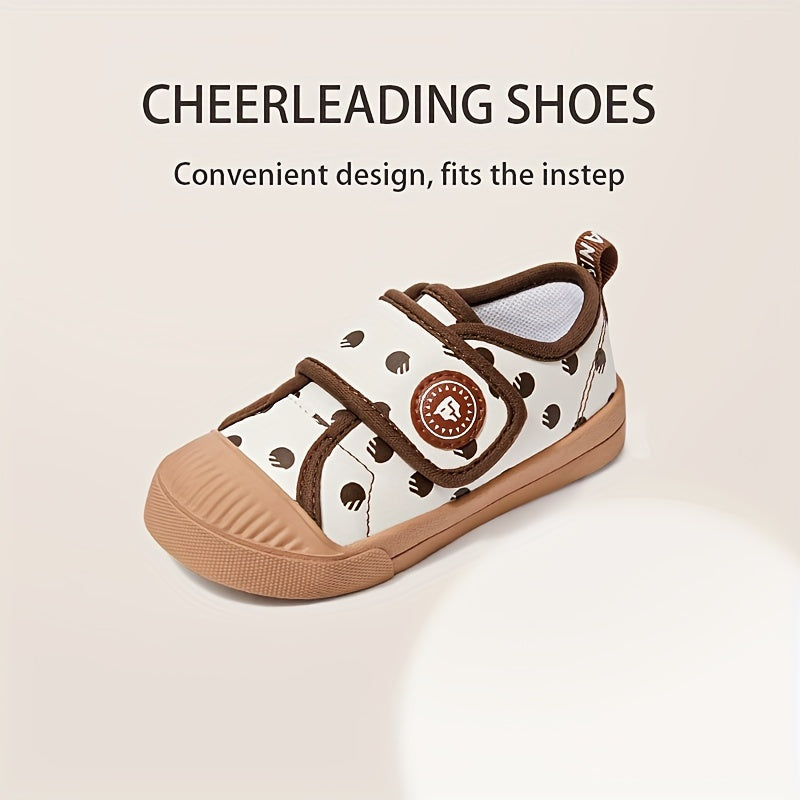 TARANIS Girl's Rubber Sole Sneakers Comfy Non Slip Casual Shoes