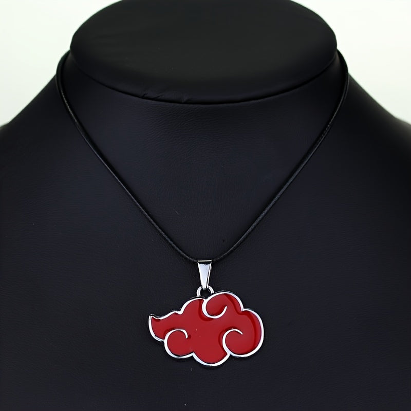 Red Cloud Pendant Men's Drop Oil Charm Necklace