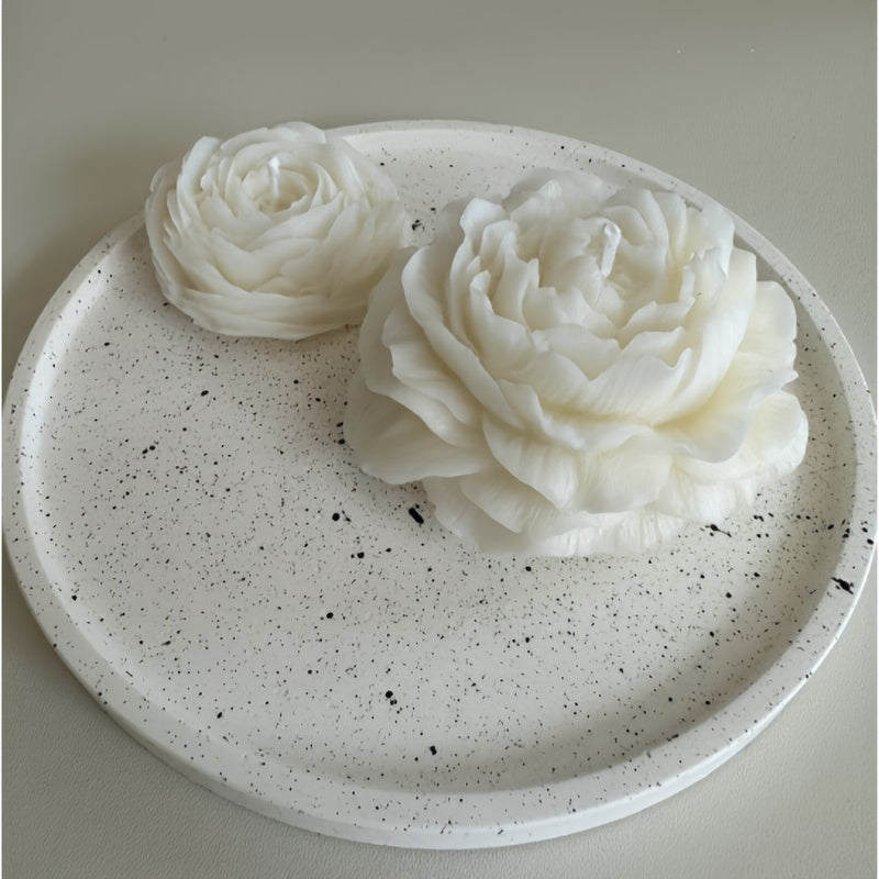 Round Tray Silicone Mold for Concrete Storage Resin Dish Plate Craft Molds