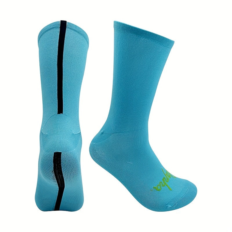Breathable Comfortable Mid Calf Socks for Cycling Running