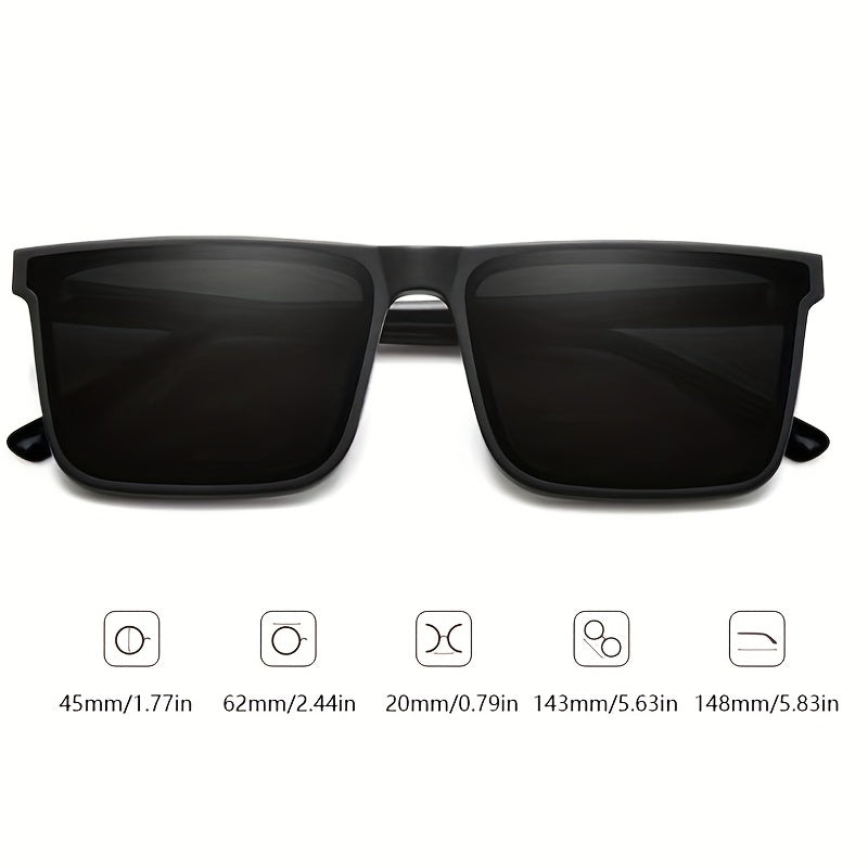 Square Sunglasses Anti Glare UV400 Sun Shades for Driving Beach Travel