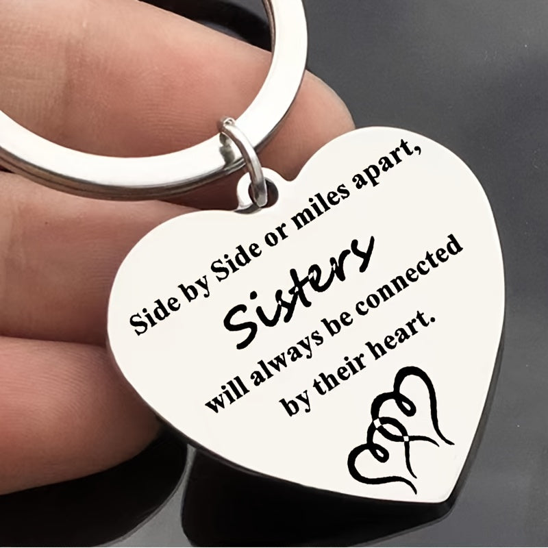 Heart Key Chain Gift For Sisters Christmas Gift