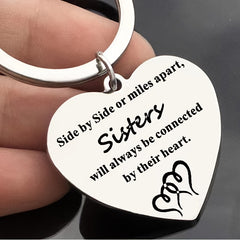 Heart Key Chain Gift For Sisters Christmas Gift