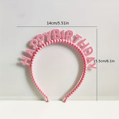 Kids Birthday Hat Hair Clip Happy Birthday Headband