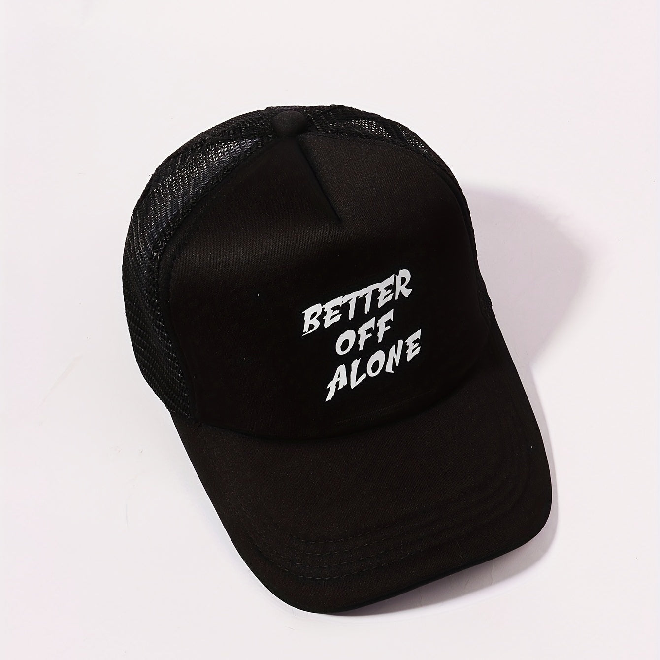 BETTER OFF ALONE Trucker Hat Mesh Baseball Cap Unisex