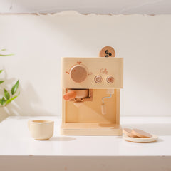 Wooden Play House Toys Coffee Machine Children's Role Kitchen Play Toys