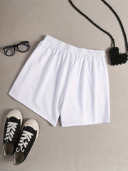 JESUS Letter Print Sleep Bottoms Casual Drawstring Lace Up Shorts
