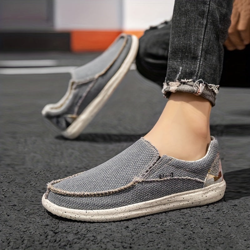 Men's Canvas Slip-On Loafers