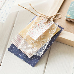 50 Sheets Pad Vintage Scrapbook Paper Journaling Supplies Kit