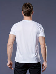 Men's Quick Dry Sport T Shirt Lightweight Top For Fitness Training