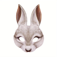 Girls Halloween Rabbit Mask for Carnival Party Makeup Dance