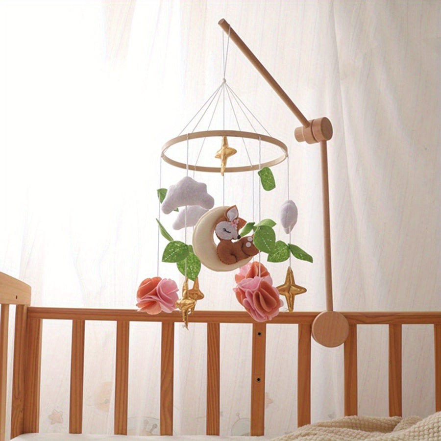 Fox Shaped Baby Moving Bed Soft Colors Rabbit Ears Lightweight