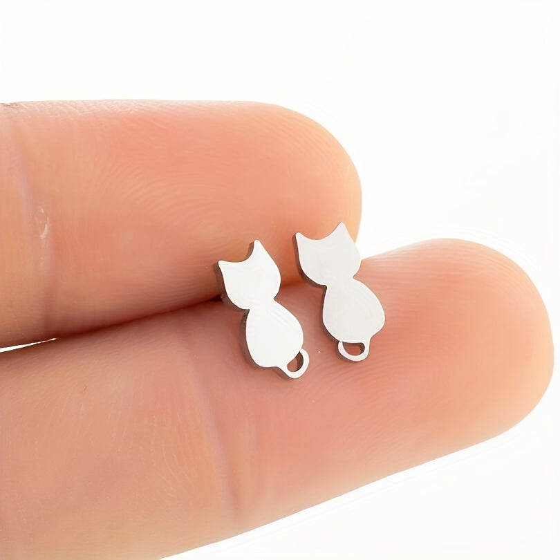 Stainless Steel Animal Stud Trinkets Earrings