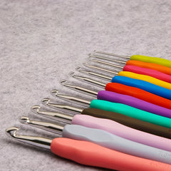 41pcs Soft Handle Crochet Tool Set Sweater Needlework Yarn Knitting Tools