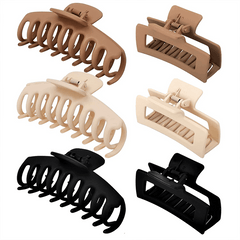 Matte Oversize Hair Claw Clips Non Slip Hair Jaw Clip For Thick Hair