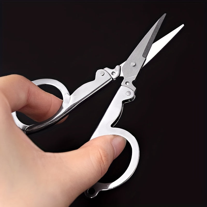Portable Stainless Steel Scissors for Travel and Emergencies