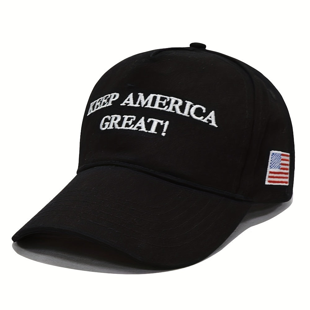 Flag Embroidery Baseball Cap Couple Sun Hat