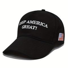 Flag Embroidery Baseball Cap Couple Sun Hat