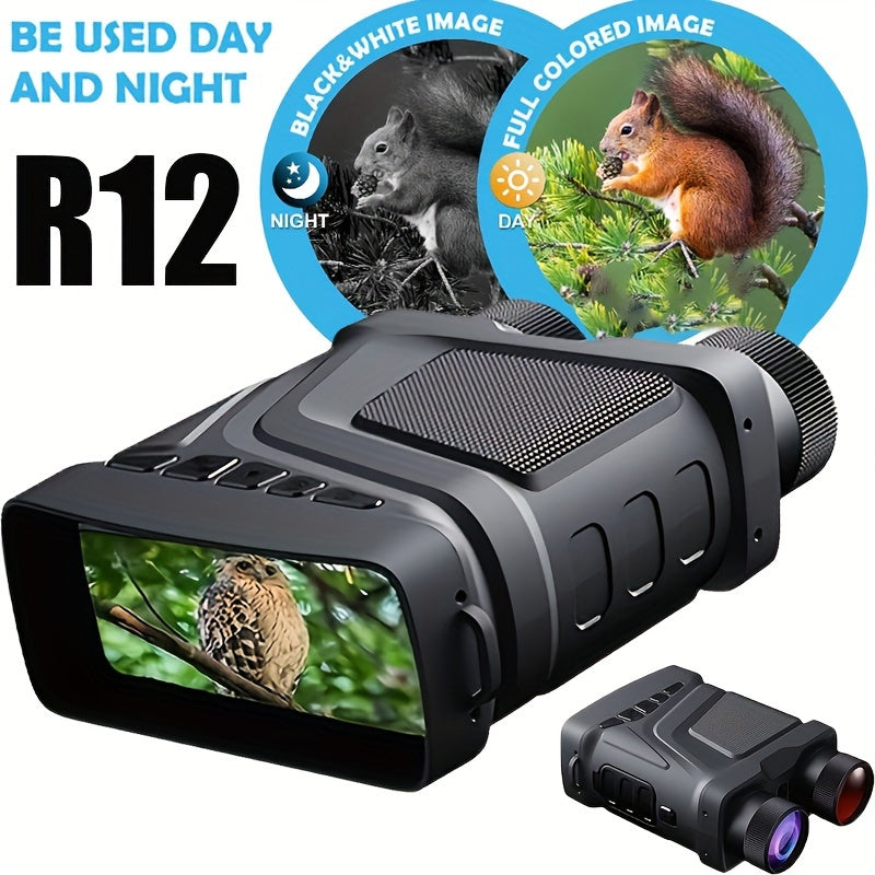 R12 HD Night Vision Goggles 1080P Digital Infrared Video & Photo Recording