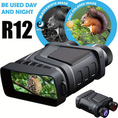R12 HD Night Vision Goggles 1080P Digital Infrared Video & Photo Recording