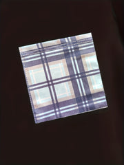 Plaid Pajama Set Short Sleeve Top & Bow Shorts