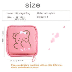 Sanitary Napkin Storage Bag Organizer Cosmetic Bag