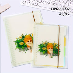 Hongtai B5 Loose Leaf Grid Notebook - 50 Thick Pages, High Value, Non-Sticky