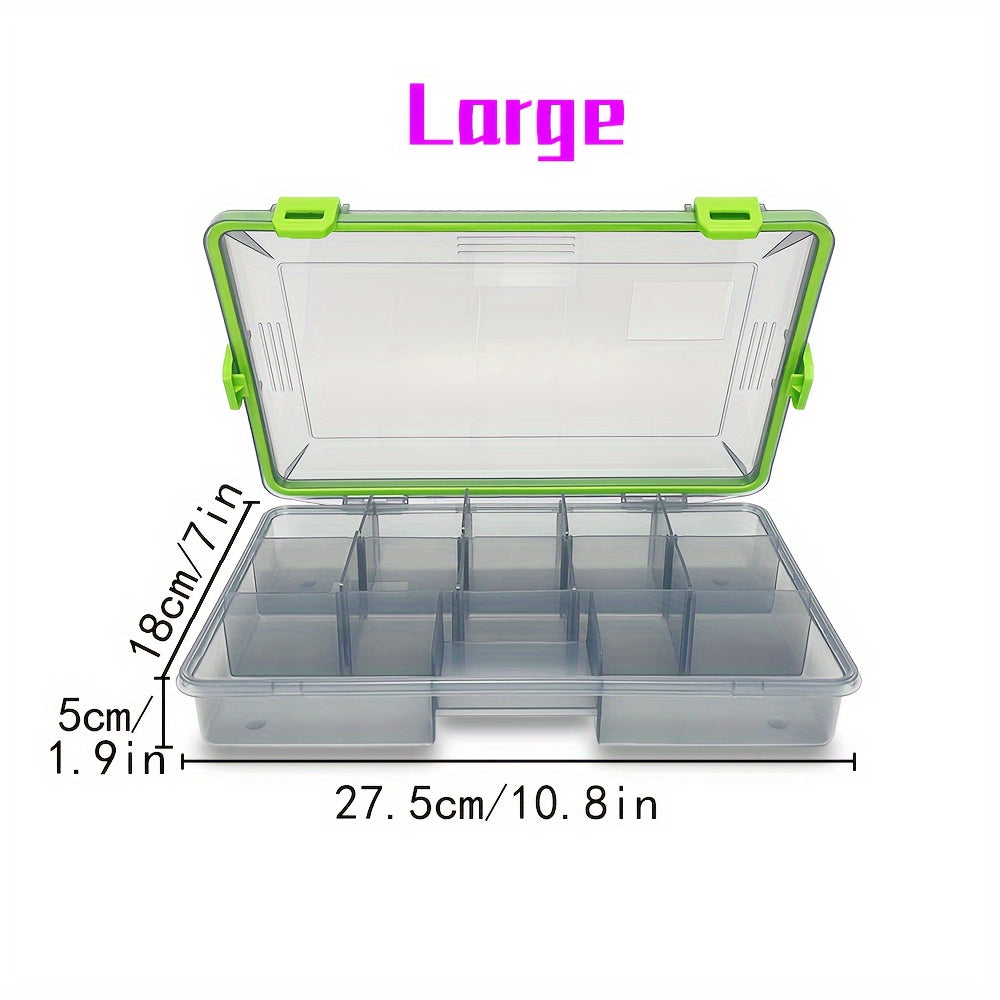 1pc Single Layer Parts Box Plastic Household Screw Box