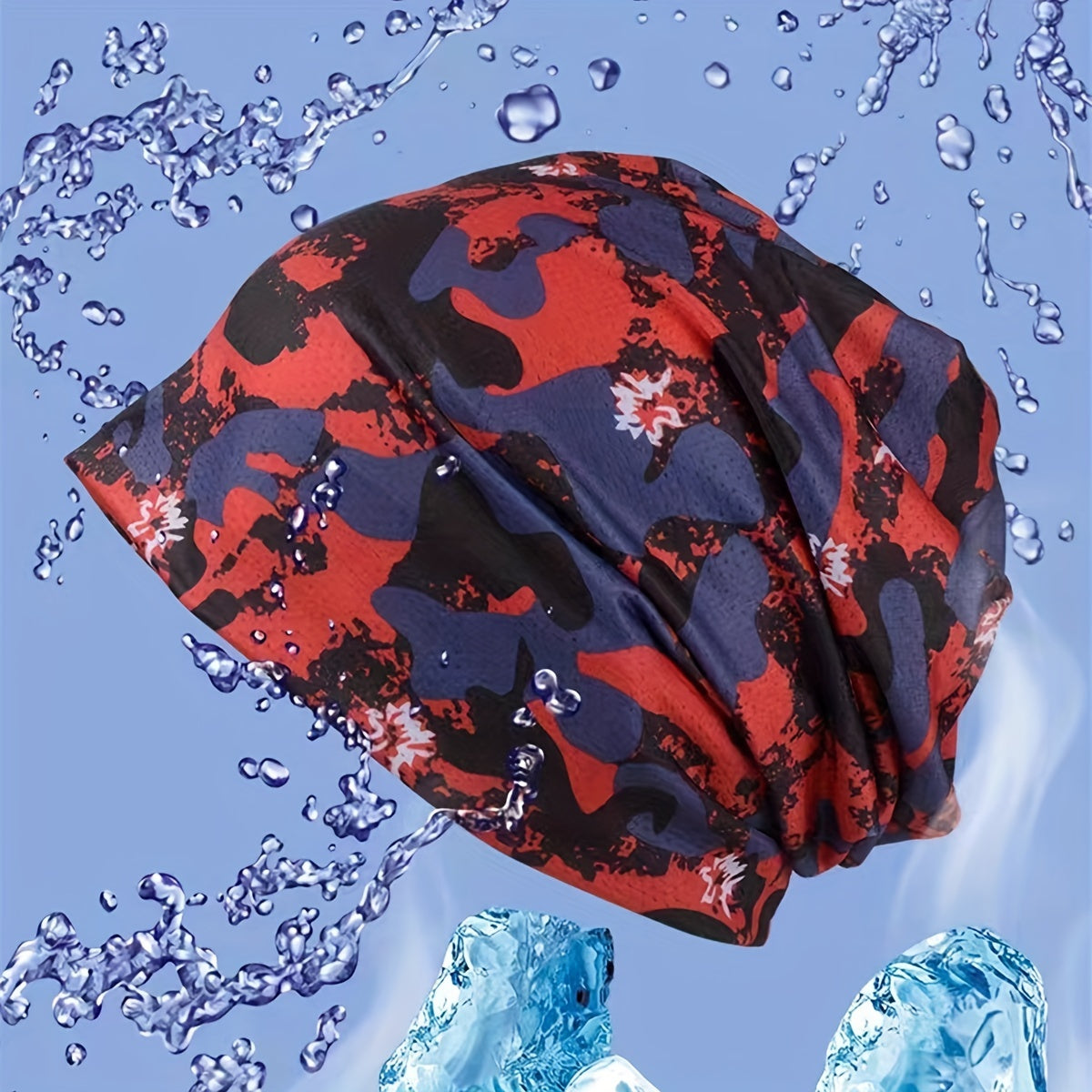 Mesh Stacking Cap Camouflage Pullover Thin Head Wrap