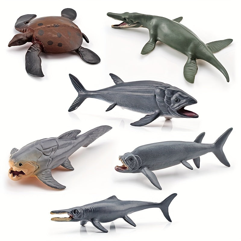 Prehistoric Ammonite Sea Turtle Leeds Fish Taeman Fish Dragon Mar