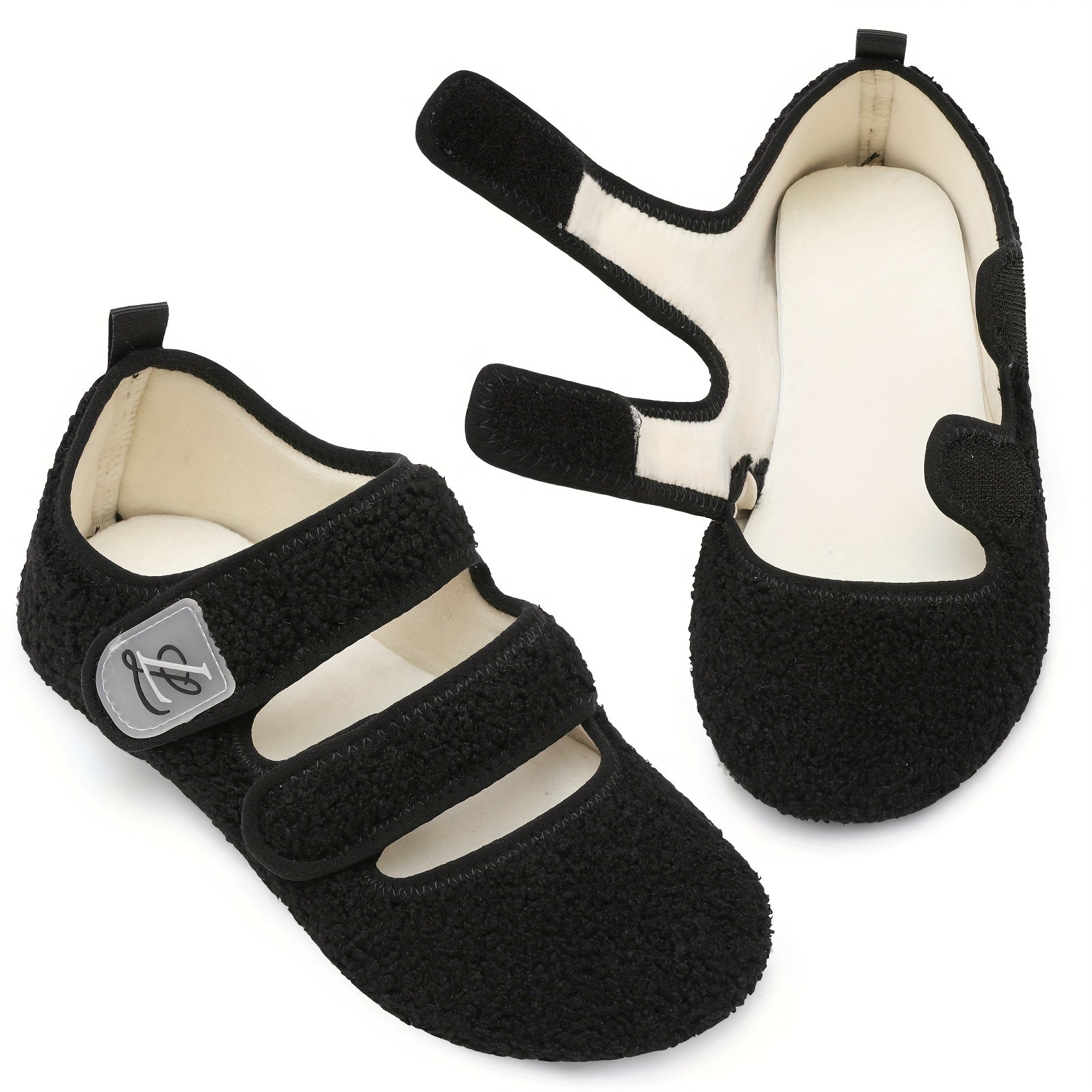 Women's Plush Flat Shoes Comfort Indoor & Outdoor Slippers