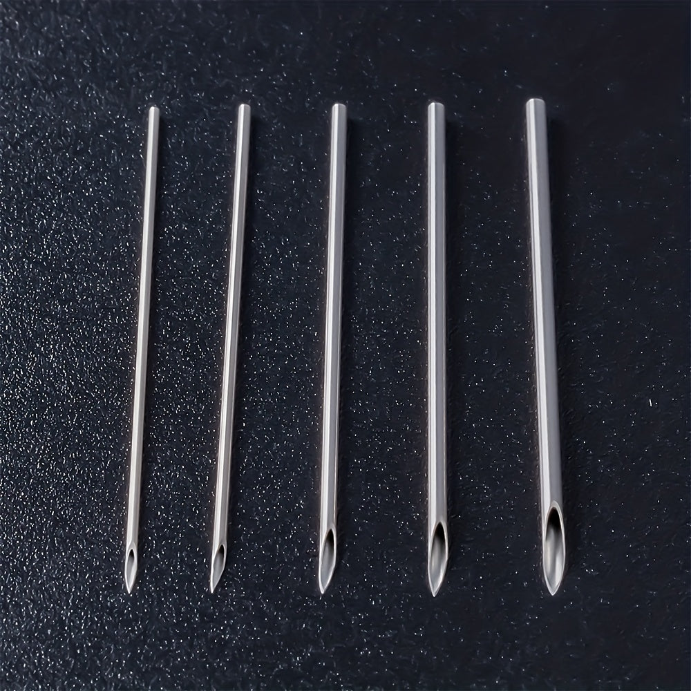 5 Pcs Disposable Piercing Needles for Ear Nose Lip Nipple Piercing