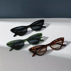 3 Pairs Cat Eye Sunglasses Y2K Gradient Lens UV400