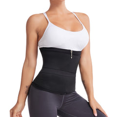 Zipper Waist Trainer Tummy Wrap Tummy Control Belly Belt Women's Underwear
