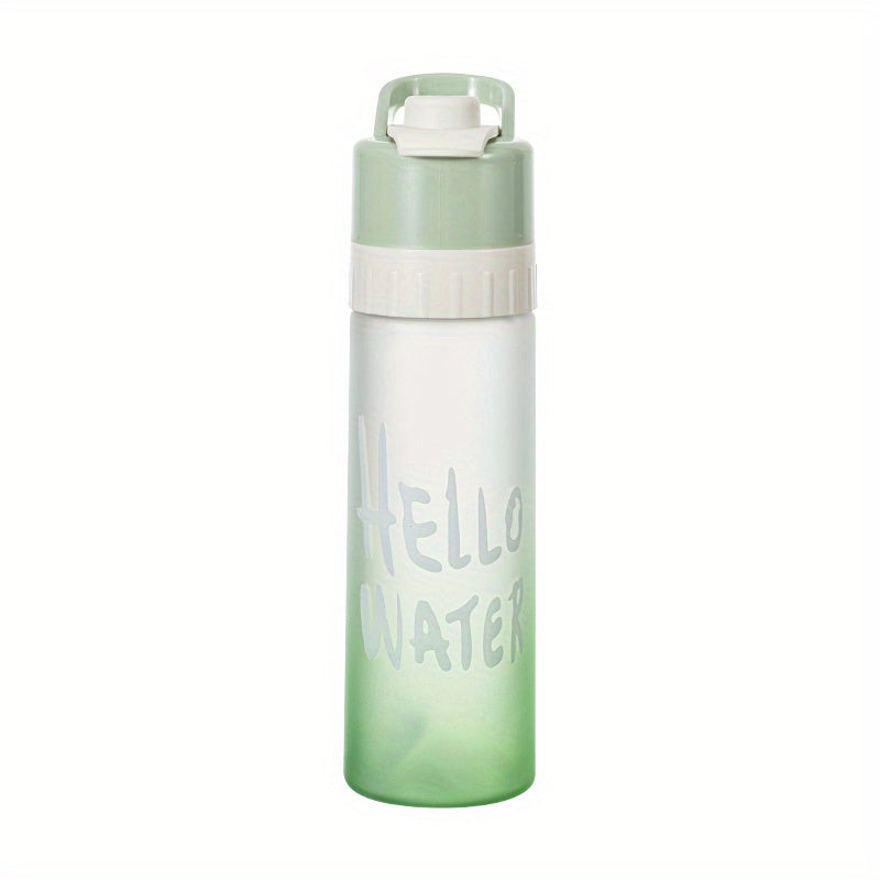 Outdoor Fitness Water Cup 650ml Large Capacity Bottle Spray Water Portable