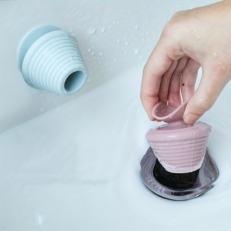 2pcs Universal Bathtub Plug Sewer Deodorant Plug Bathroom Sink Plumbing Plug
