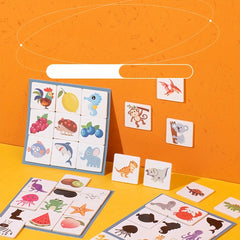 Wooden Shape Matching Toy Brain Teaser Blocks