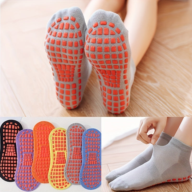Breathable Non Slip Yoga Socks with Grips for Pilates Barre