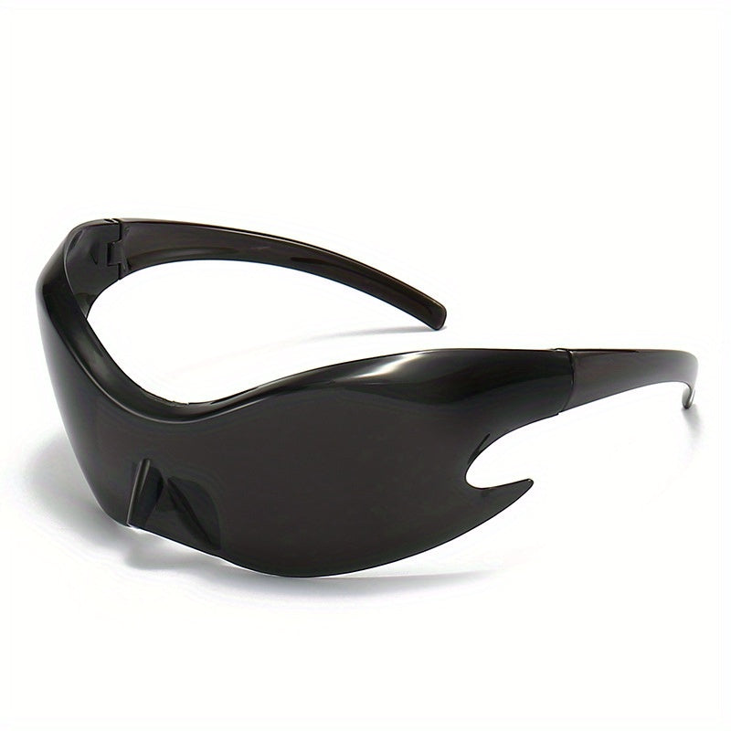 Futuristic Wrap Around Sunglasses Y2K Photochromic Shades Cyberpunk UV400