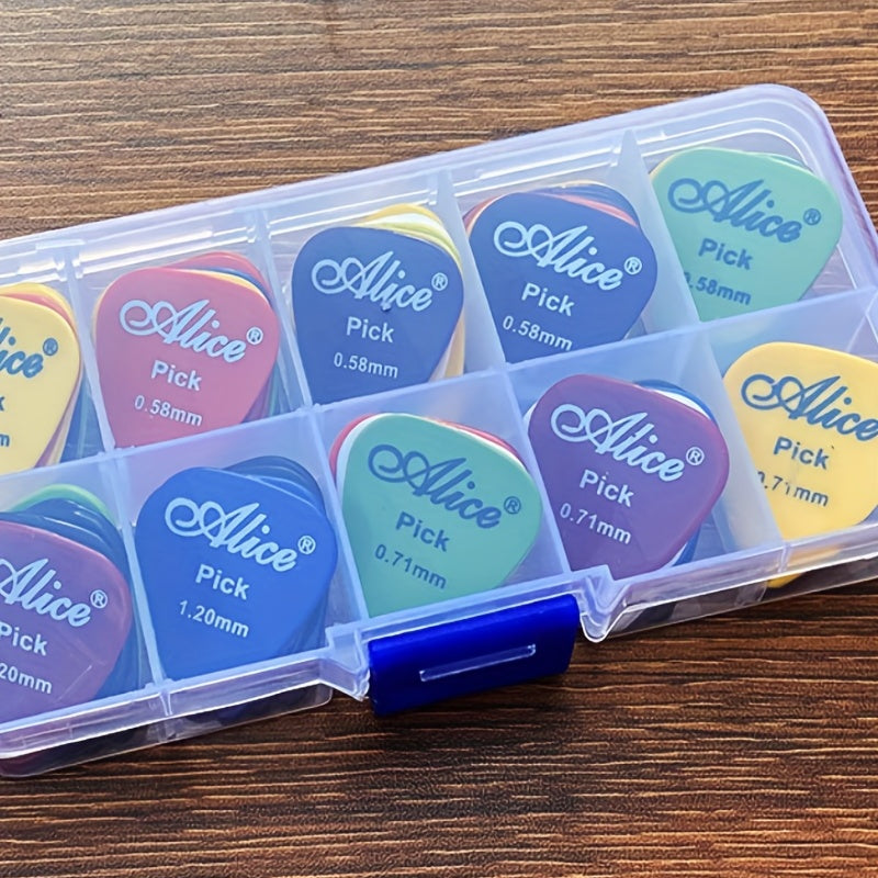 ABS Resin Guitar Picks Smooth & Scrub Surfaces for Versatile Playing